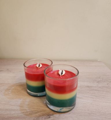 Picture of Multicolor Glass Candles